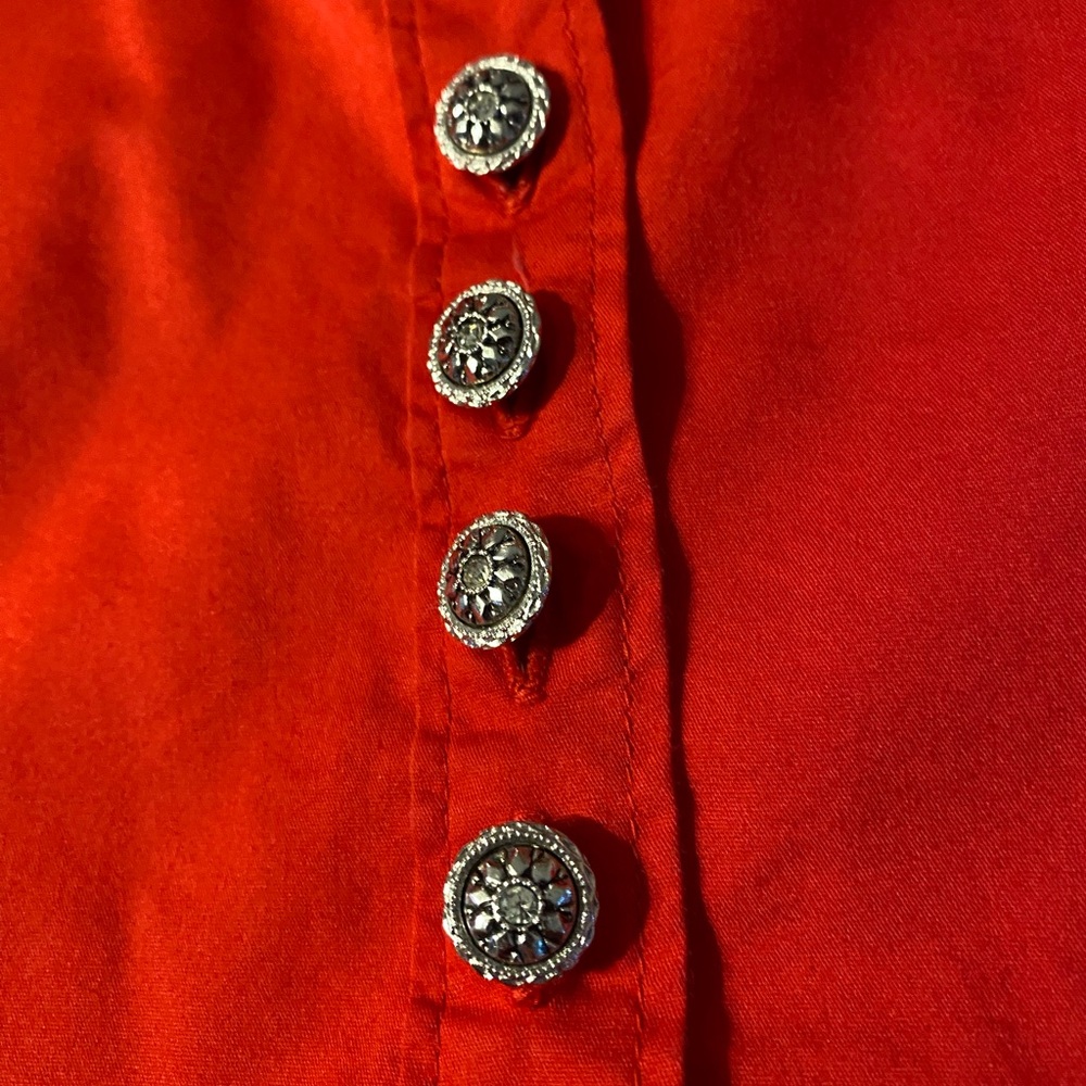 Formal Blouse. Deep Red/Burgundy. Size 16. NWT - Picture 6 of 8